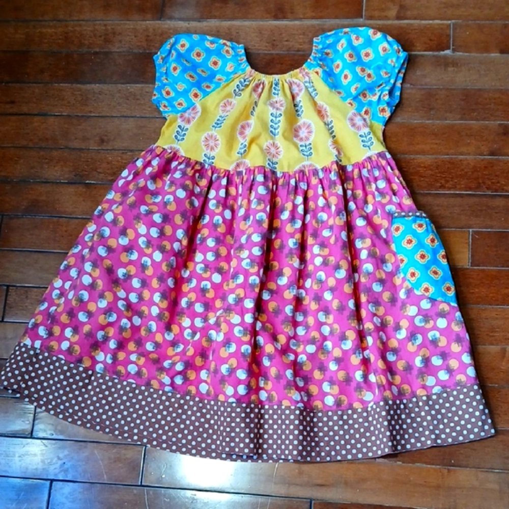 Baxter & Beatrice Fine Children's Clothing Colorful Dress Size 7/8 Like New